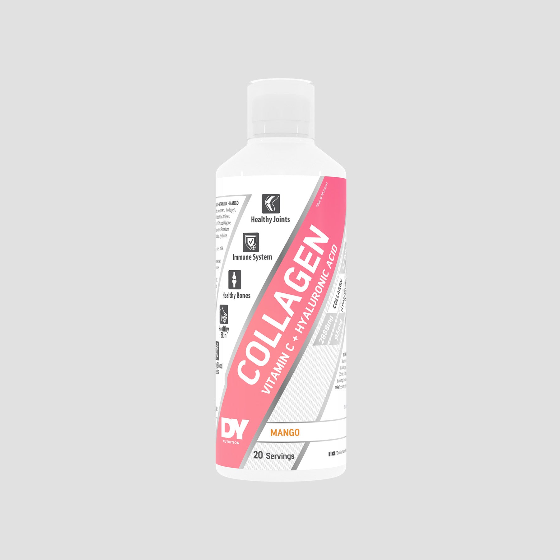 Collagen + Vitamin C + Hyaluronic Acid - Liquid – DY Nutrition Worldwide